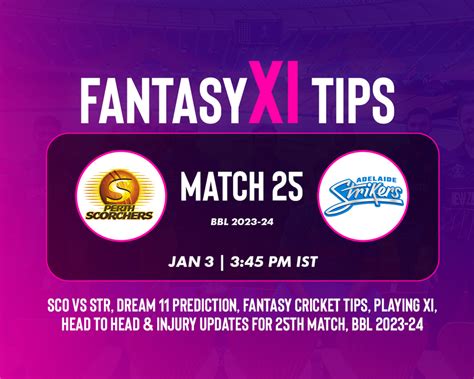 Sco Vs Str Dream Prediction Fantasy Cricket Tips Playing Xi For T