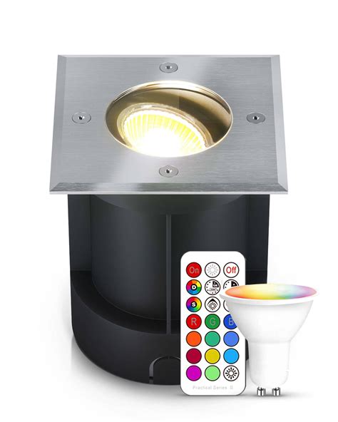 Led Bodenstrahler Schwenkbar Ip Gu Rgb Lambado De