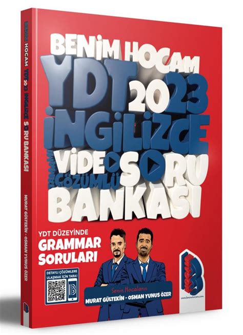 2023 YDT İngilizce Tamamı Video Çözümlü Soru Bankası