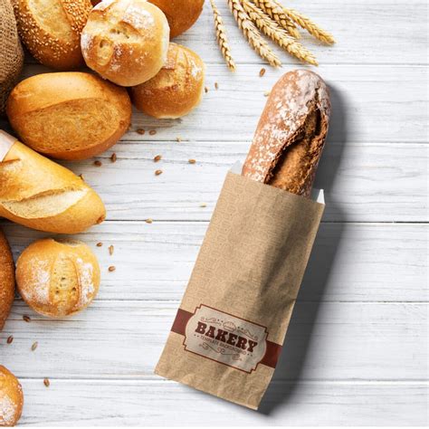 Free Bakery Branding Mockup Kit Psd