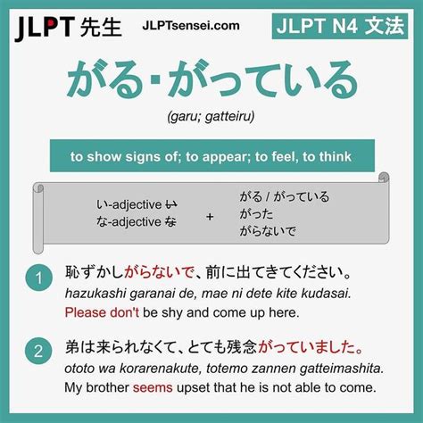 JLPT Sense Auf Instagram JLPT N4 Grammar List Flashcards Jlpt