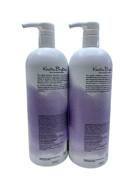 Keratin Perfect Keratin Brightener Tone Correcting Shampoo And Conditioner 32 Oz Shop Premium