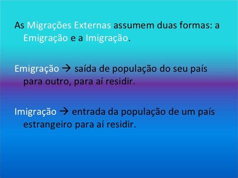 Tipos De Migrações