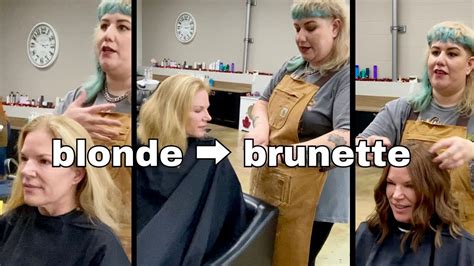 Shades Of Change My Blonde To Brunette Hair Transformation Journey K Youtube