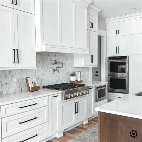 unforgettable white kitchen cabinet hardware ideas