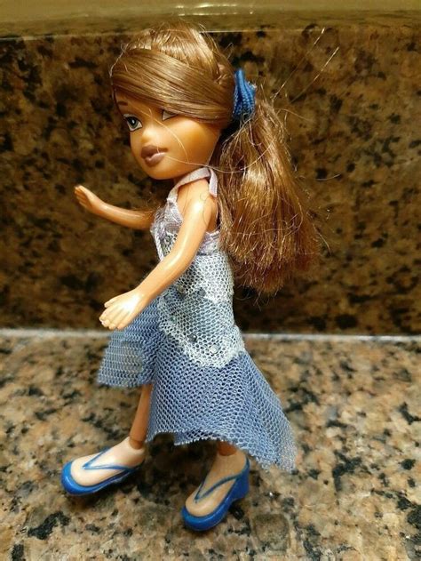 Lil Bratz 4 1 2 Tall Mini Doll MGA Brown Hair HTF VGUC MGABratz Brown Hair Blonde Hair