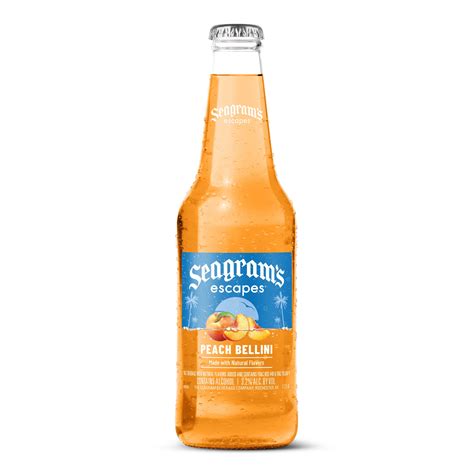 Seagram's Escapes Peach Fuzzy Navel - Shop Malt beverages & coolers at ...