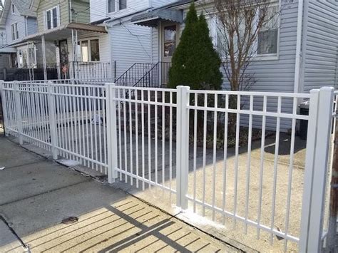 4 White Aluminum Fence