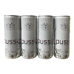 Amazon Pussy Natural Energy Drink 250ml Pack Of 4 Grocery Gourmet Food