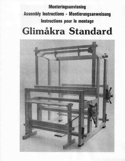 Glimakra Standard Loom Assembly Instructions | The Woolery