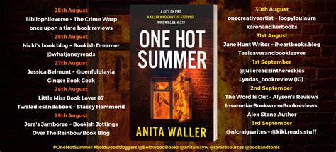One Hot Summer By Anita Waller Loopyloulaura