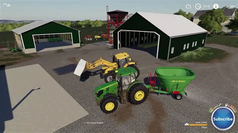 Medicine Creek Ep19 Silage Bales Feeding Cows Fs19 Timelapse