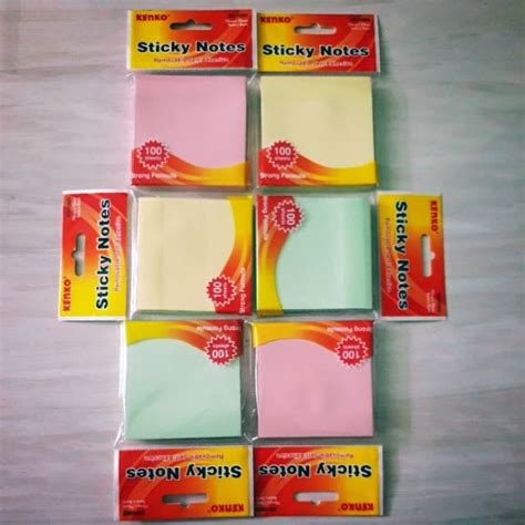 Jual Sticky Notes SN 0303 Warna Post It Shopee Indonesia