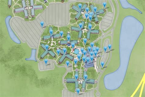 disney star resort map maping resources
