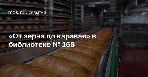 «От зерна до каравая» в библиотеке № 168 / События города / Сайт Москвы