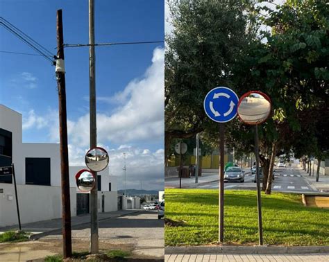 San Antonio De Benag Ber Instala Espejos Panor Micos Valencia Plaza