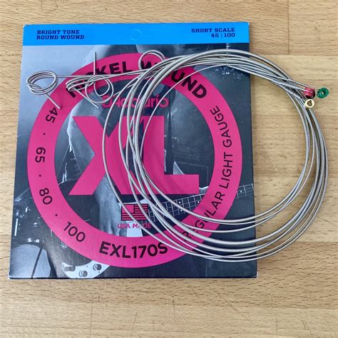 D Addario EXL170S Short Scale Strings 45 100 Reduced SOLD