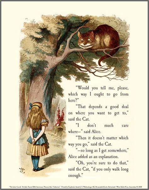 Alice In Wonderland The Cheshire Cat Vintage Dictionary Print Vintage