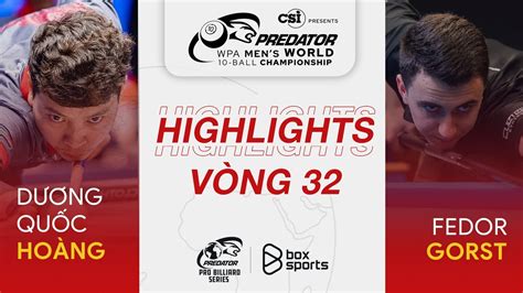 D Ng Qu C Ho Ng Vs Fedor Gorst Highlights Wpa Men S World Ball