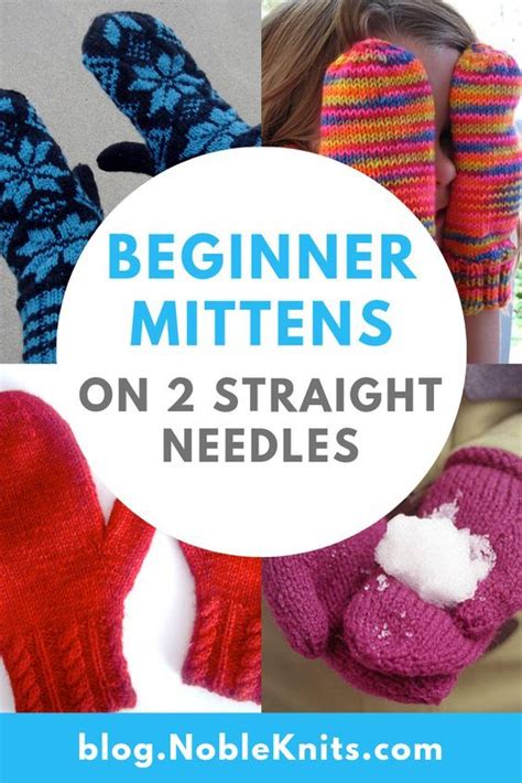 Easy Mitten Knitting Patterns For Beginners Blog Nobleknits Artofit