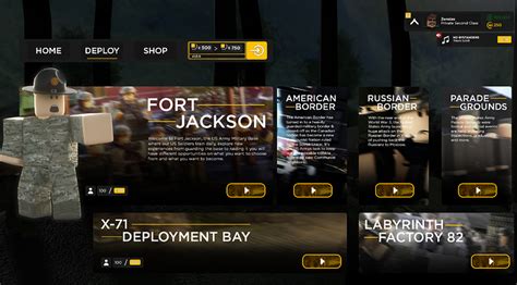 Fort Jackson Main Menu User Interface 2 Creations Feedback