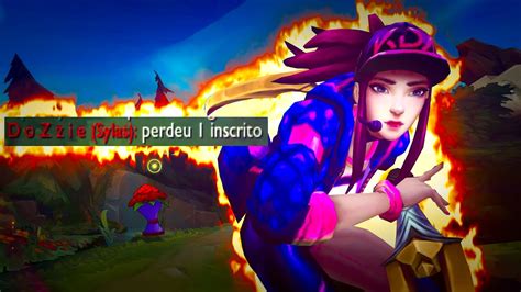 Inscrito Caiu Contra Mim E Tiltou Kkkkkk Mono Akali Youtube