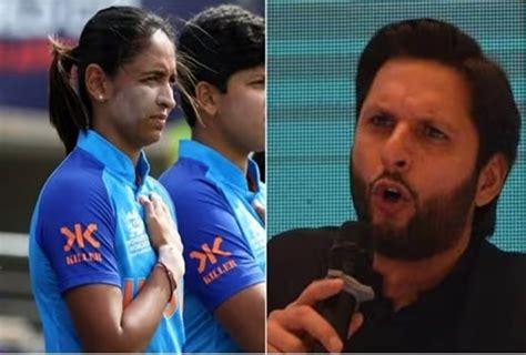 Shahid Afridi Slams India Captain Harmanpreet Kaur Over Controversial