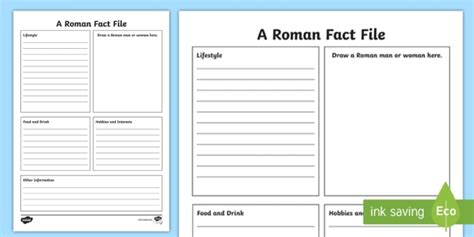 A Roman Fact File Teacher Made