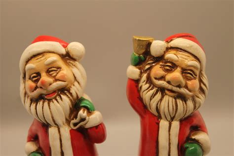 Vintage Santa Figurines - Etsy