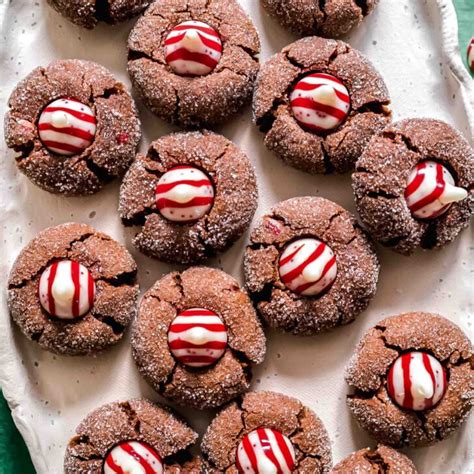 Chocolate Peppermint Kiss Cookies Recipe Table For Two