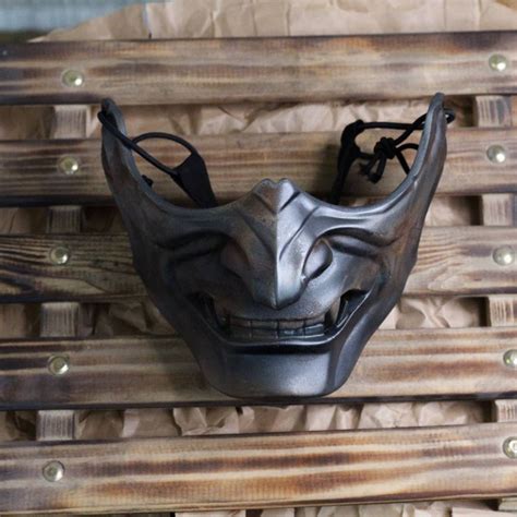 D Print Of Ghost Of Tsushima Mask Oni Mask Samurai Japanese By