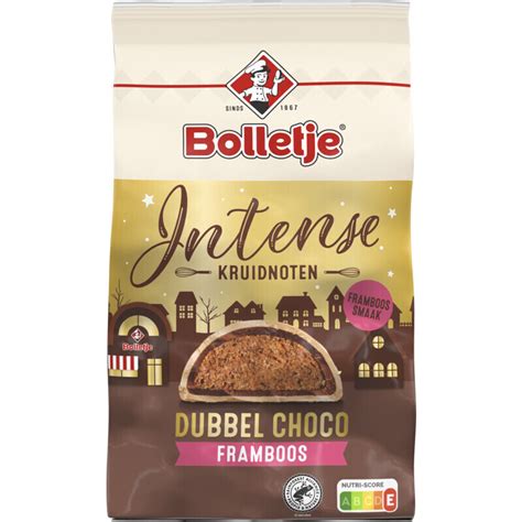 Bolletje Intense Kruidnoten Dubbel Choco Framboos Aanbieding Bij Albert