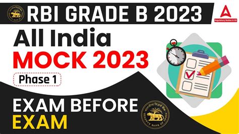 Rbi Grade B Phase All India Mock Rbi Grade B Mock Test Rbi