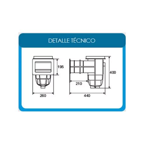 Skimmer Boca Chica Para Hormigon Hidrofil Accesorios Limpieza Piscinas