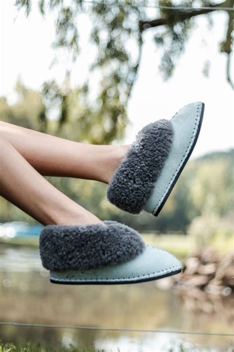 Snuggy Sheepskin Slipper Unisex Grey Sizes 4 11 Plaasmeisie