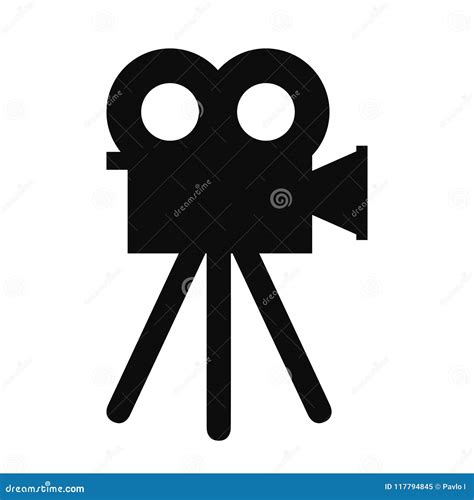 Cinema Camera Icon Vector Stock Illustration Illustration Of Movie