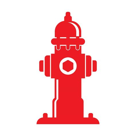 Fire Hydrant Symbol Icon Logo Vector Illustration Design Template