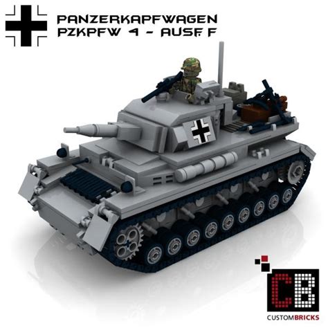 Custombricks De Lego Custom Ww Panzer Pzkpfw Iv Panzerkampfwagen