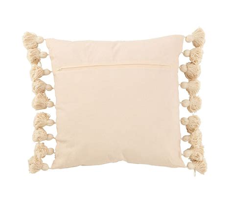 Coussin D Co Pompons Bella X Cm P Che Coussin But