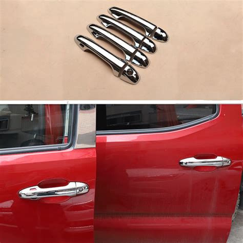 Chrome Door Handle Cover Molding Trim Pcs For Toyota Tacoma