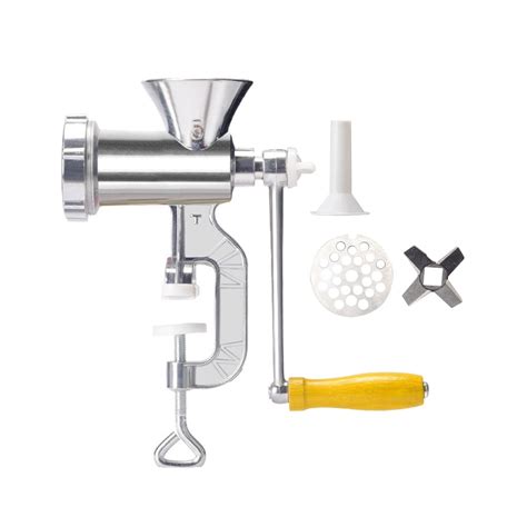 Food Processor Manual Meat Grinder Sausage Stuffer Filler Enema Meat