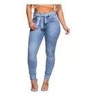 Calça Jeans Feminina Cós Alto Empina Bumbum Patria Brasil