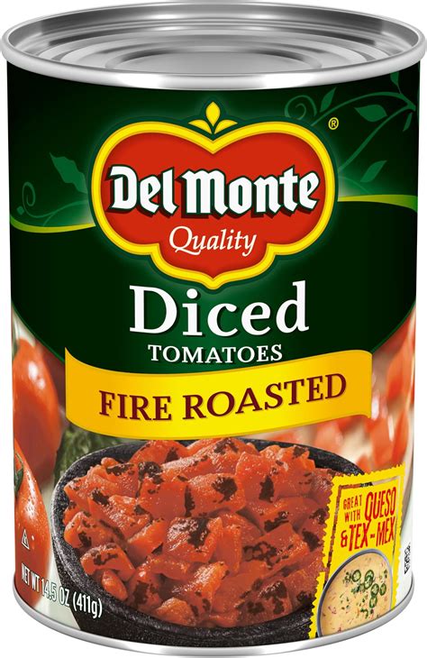 Amazon Del Monte Fire Roasted Diced Tomatoes Oz Can