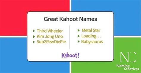 160 + Funny Kahoot Names