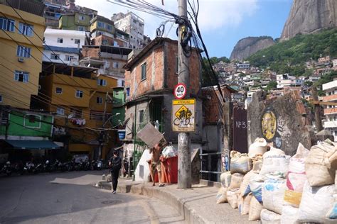 Walking down to the Entrance of Rocinha Favela in Rio