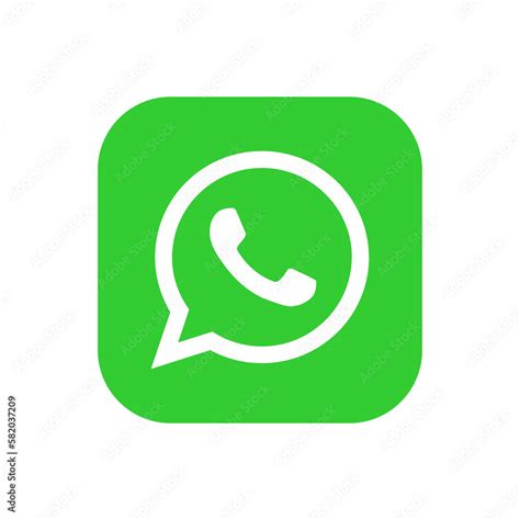 Whatsapp Icon Png Stock Photo Adobe Stock