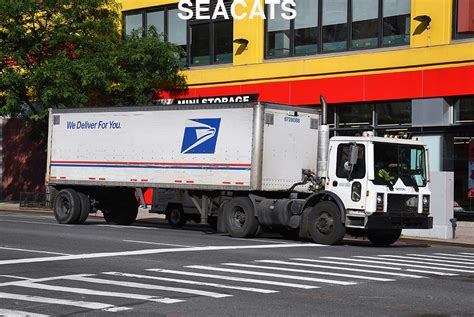 United States Postal Service Usps Mack Truck Trailer I Flickr