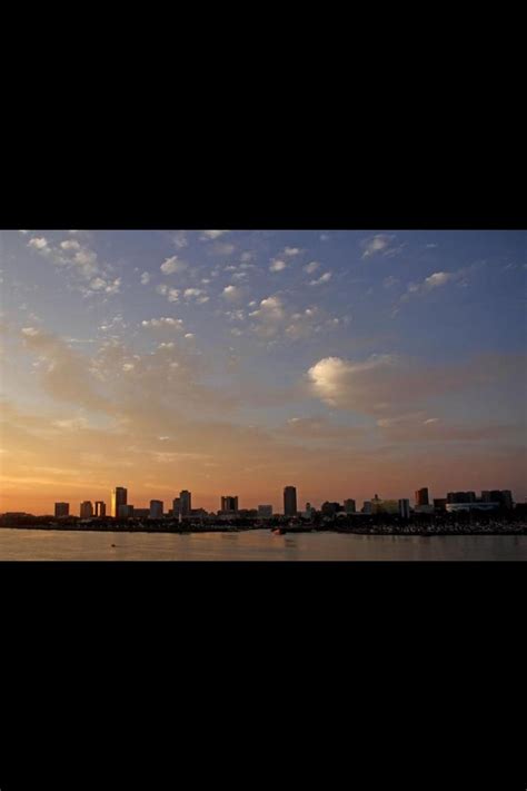 Long Beach skyline at sunset | Sunset, Outdoor, Skyline