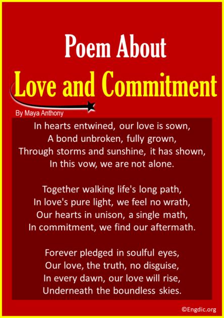 10 Best Poems About Love And Commitment Engdic