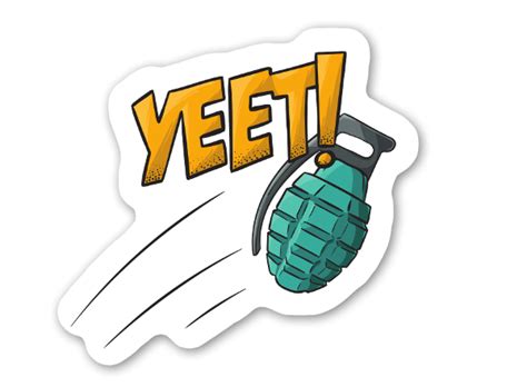 Buy Yeet Die Cut Stickers Stickerapp